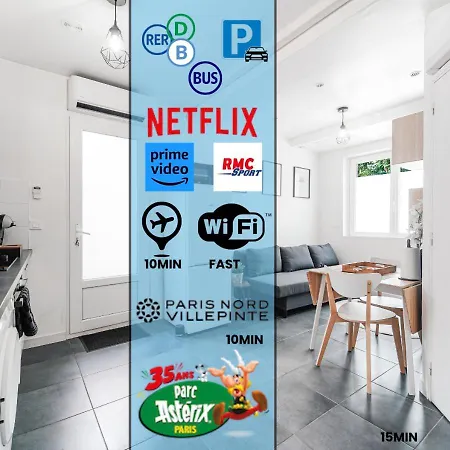 Confort & Style Pres De Cdg Apartment *